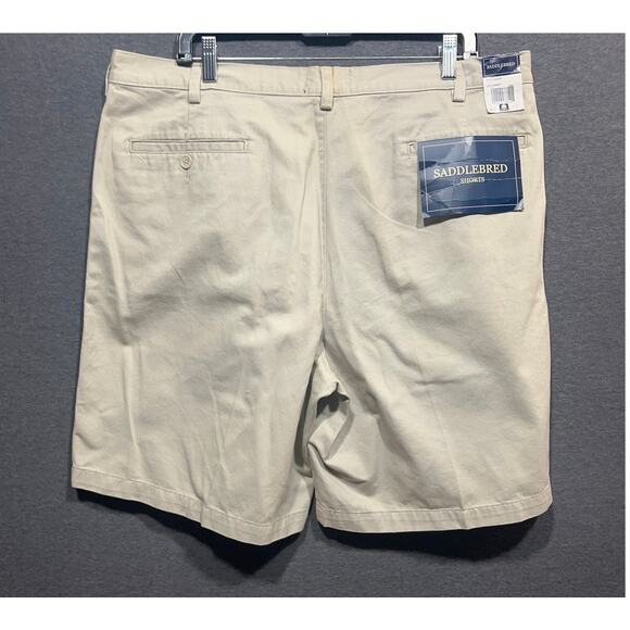 Saddlebred Mens Chino Shorts Size 40 Comfort Flex Classic Fit Stretch Golf Walk - Picture 2 of 7
